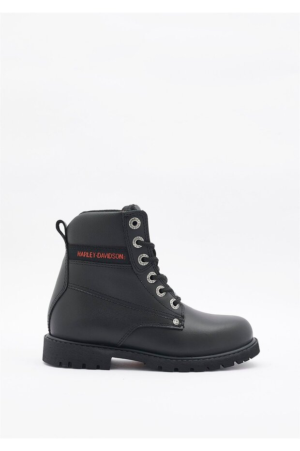 Versay Çocuk Siyah Deri Bot - 1