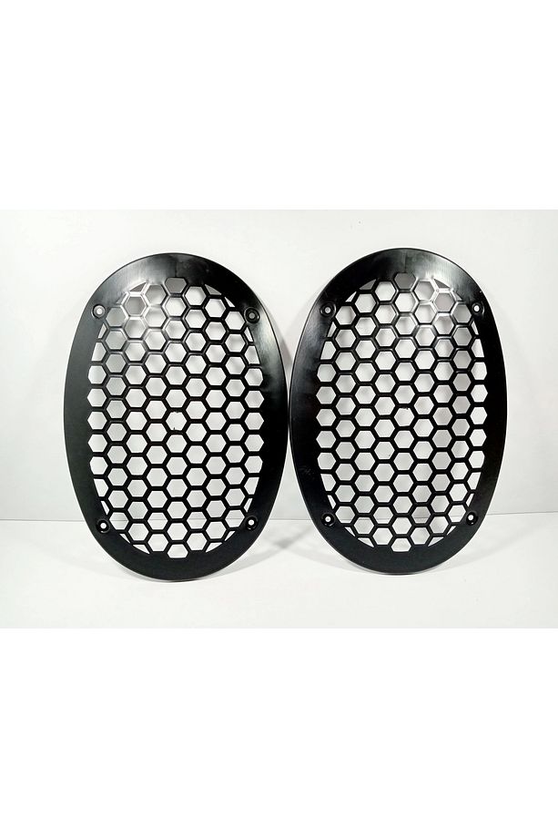 Oval Hoparlör Kapağı – Plastik Kaliteli Oval Midrange Hoparlör Kapak – 2 Adet - 1