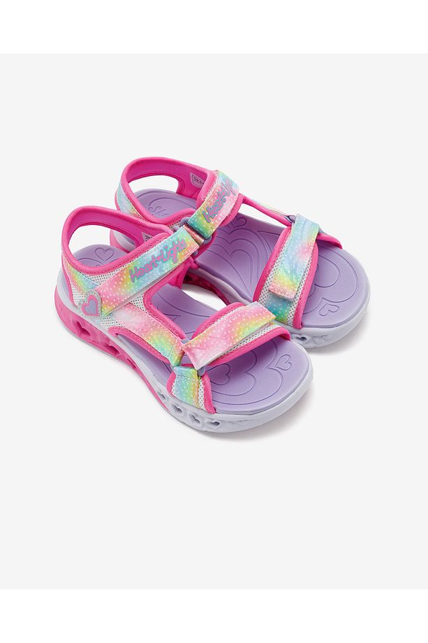 Flutter Hearts Sandal - Twilight Dash Büyük Kız Çocuk Beyaz Işıklı Sandalet 303105l Wmlt - 6