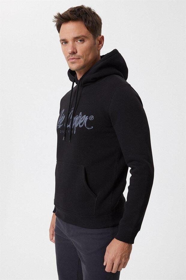 GREGORY ERKEK KAPŞ. SWEATSHIRT SİYAH - 3