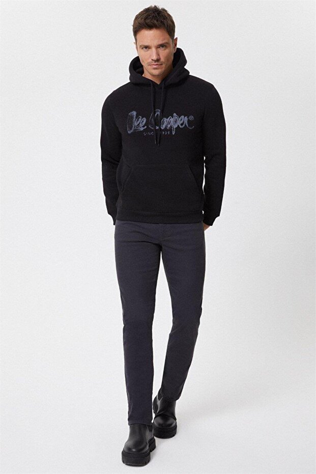 GREGORY ERKEK KAPŞ. SWEATSHIRT SİYAH - 1