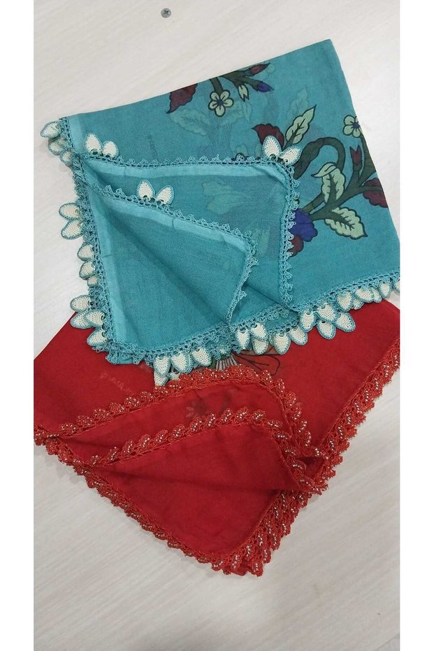 2 Pieces Handcrafted Crochet Embroidered Writing/Beaded Writing/Crochet Embroidery/ Crochet Embroidered Yemeni//Hand Knitted/Vintage/