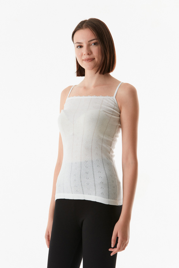 Dantelli Askılı Atlet - 2