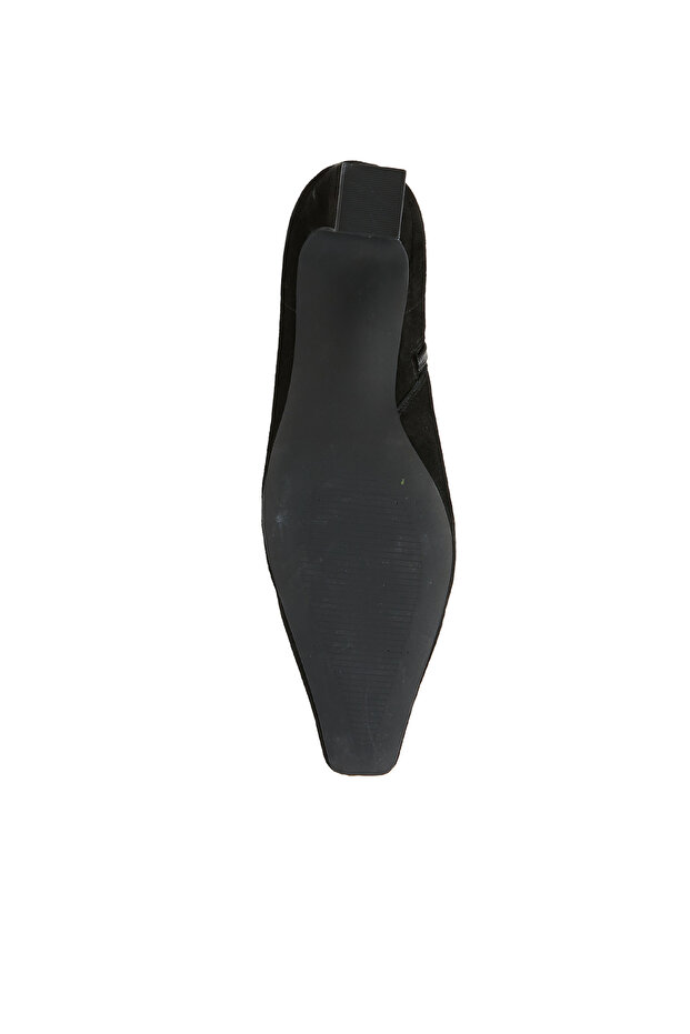 Siyah Kadın Deri Bot - 5