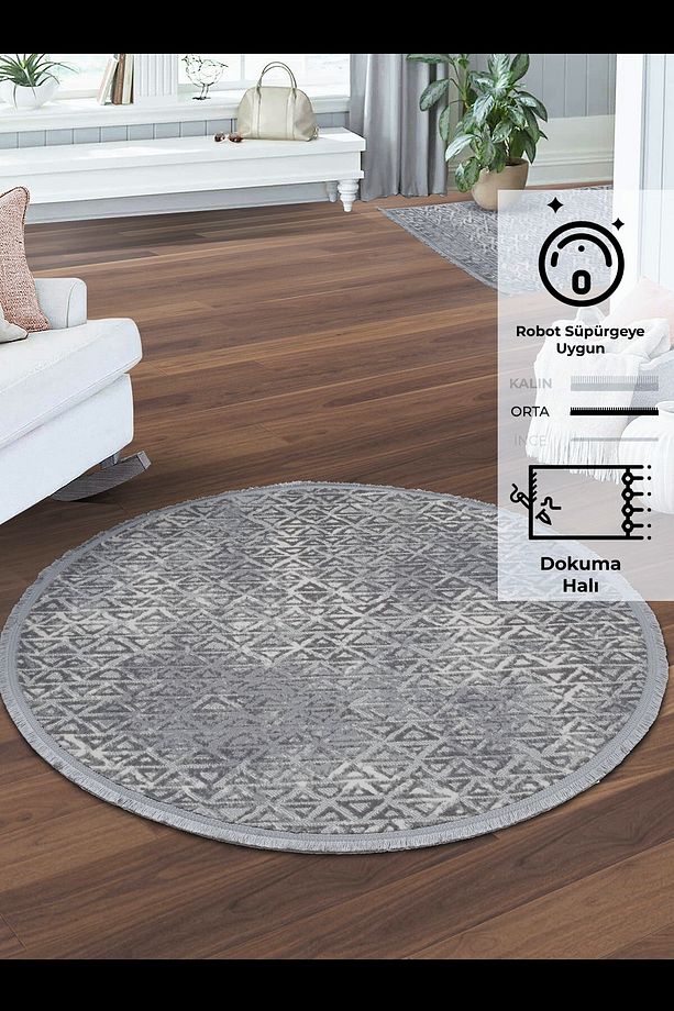 Konfor Notta 1108 Yuvarlak Modern Halı - 3
