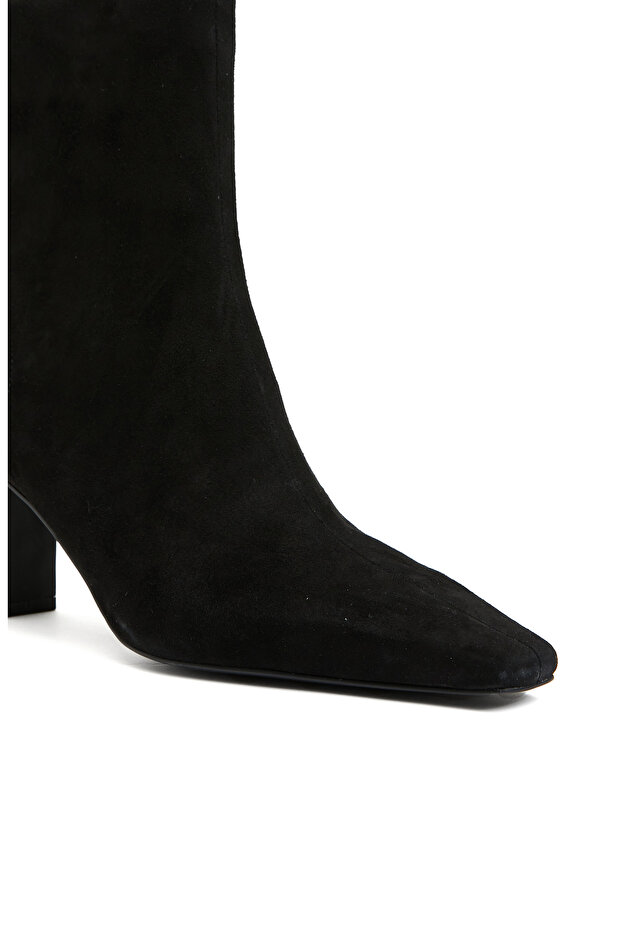 Siyah Kadın Deri Bot - 6