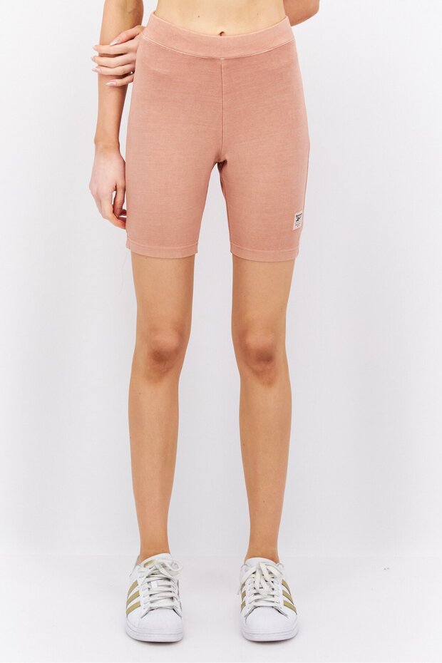 Women Sportswear Fit Training Shorts, Peach