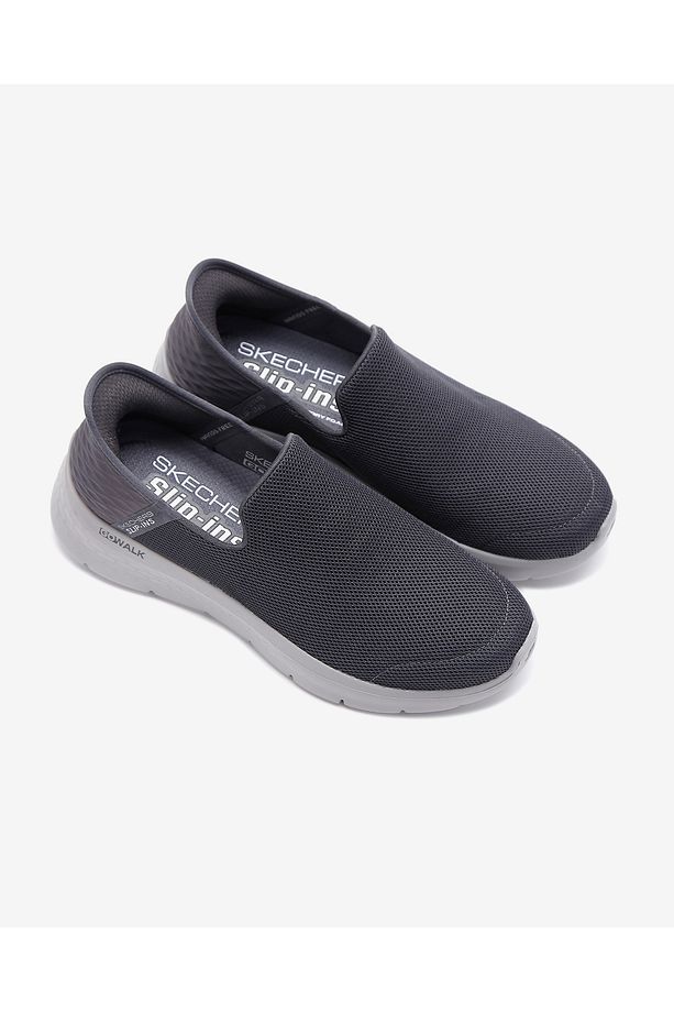 Go Walk Flex - Slip-ins Erkek Gri Yürüyüş Ayakkabısı 216491 Dkgy - 6
