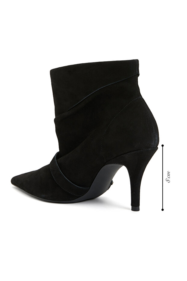 Siyah Kadın Deri Bot - 3