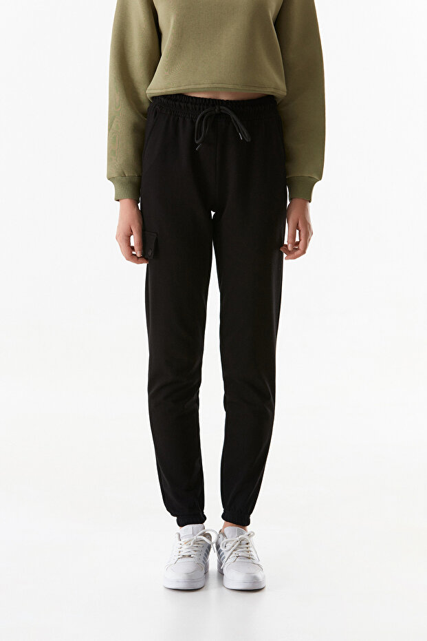 Basic Kargo Cepli Jogger Eşofman Altı - 8