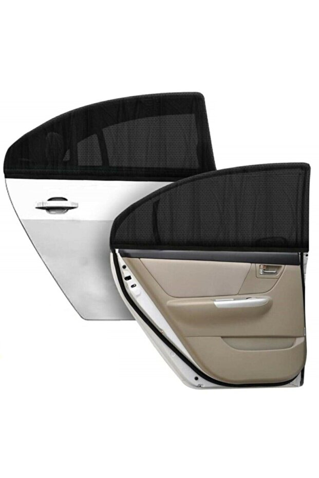 Opel Antara (2007-2013) Compatible Special 2-Piece Auto Side Window Sunshade, Rear Window Sunshade/Curtain - 3
