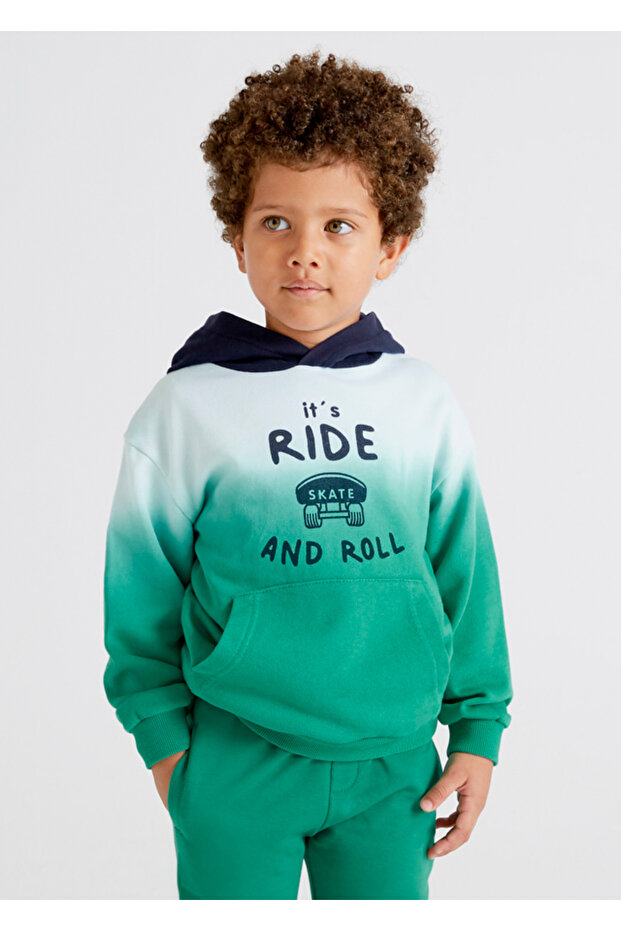 بلوفر بغطاء للرأس للأولاد 3402 - 1