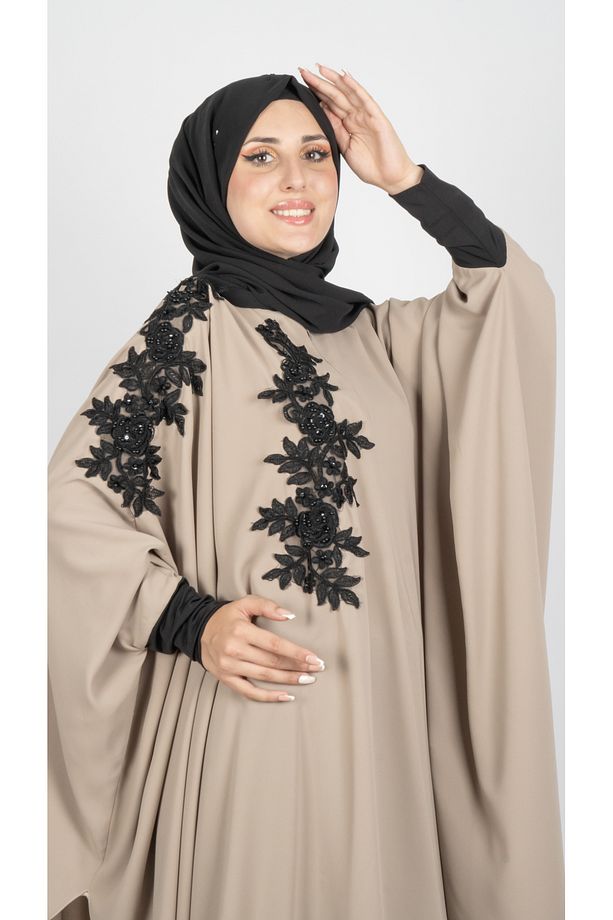 Süper Soft Krep Kumaştan 2'li Siyah Takım – Pileli Etek & Tunik - 6