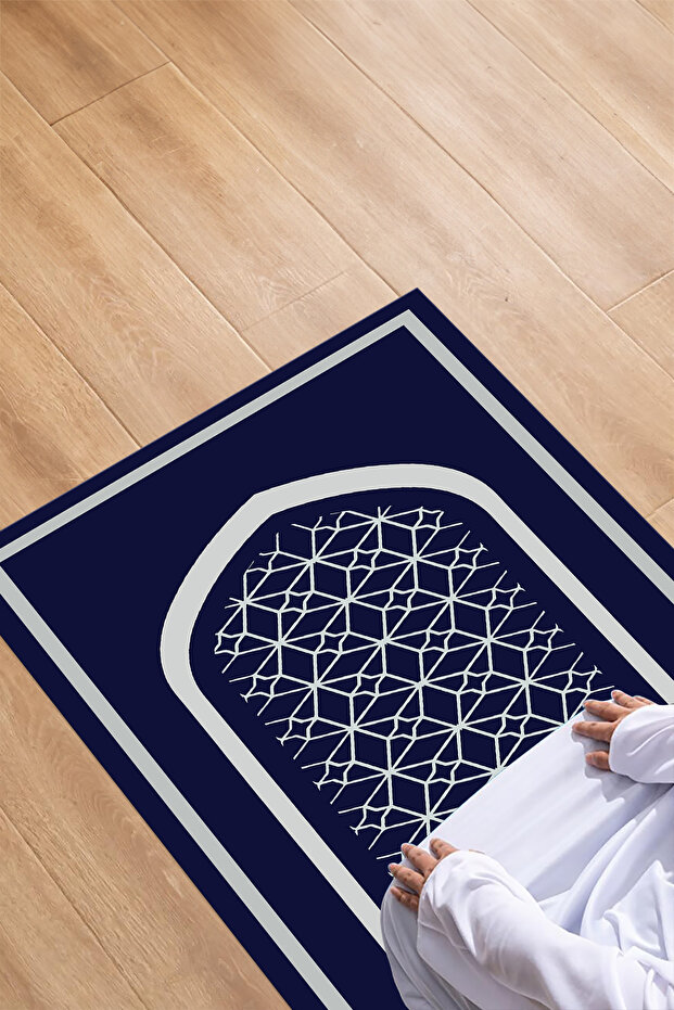 Digital Printed Non-Slip Base Washable Gift Dowry Prayer Mat Prayer Rug