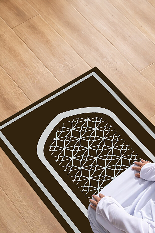 Digital Printed Non-Slip Base Washable Gift Dowry Prayer Mat Prayer Rug