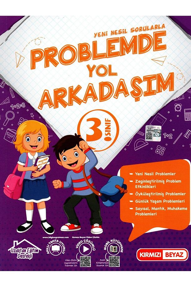 Kırmızı Beyaz 3. Sınıf Yeni Nesil Sorularla Problemde Yol Arkadaşım - 1