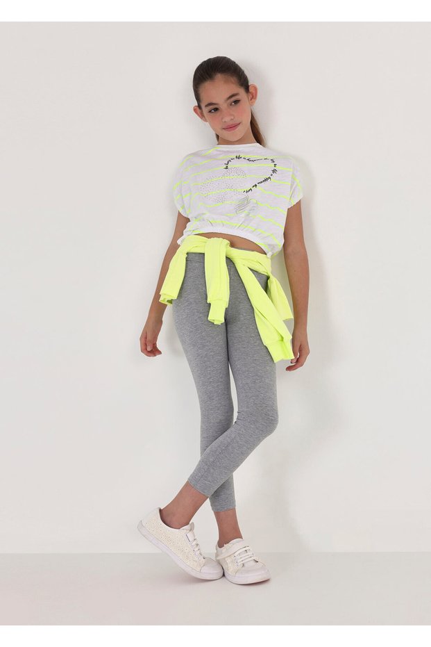Female Child Summer T-Shirt Legging 2 Set 6751