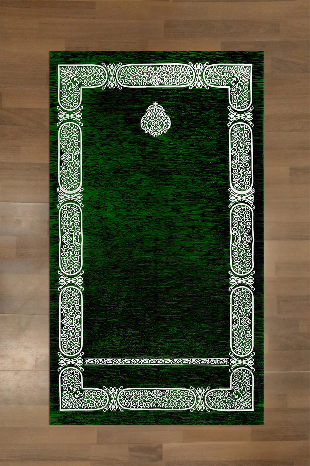 Digital Printed Non-Slip Base Washable Gift Dowry Prayer Mat Prayer Rug