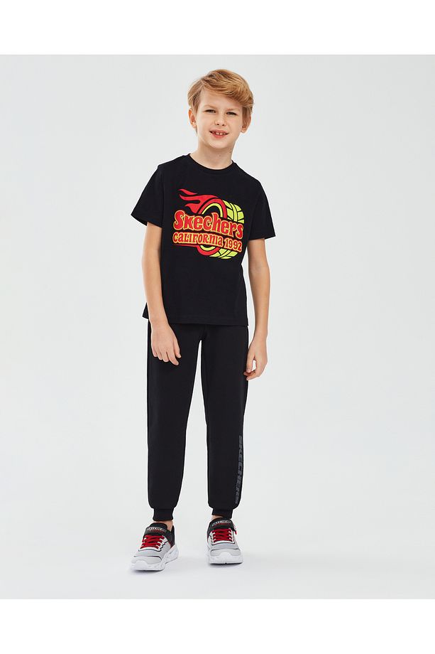 B Lw Fleece Jogger Sweatpant Büyük Erkek Çocuk Siyah Eşofman Altı Sk232066-001 - 3