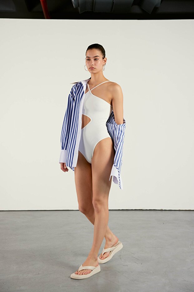Asimetrik Bodysuit - 2