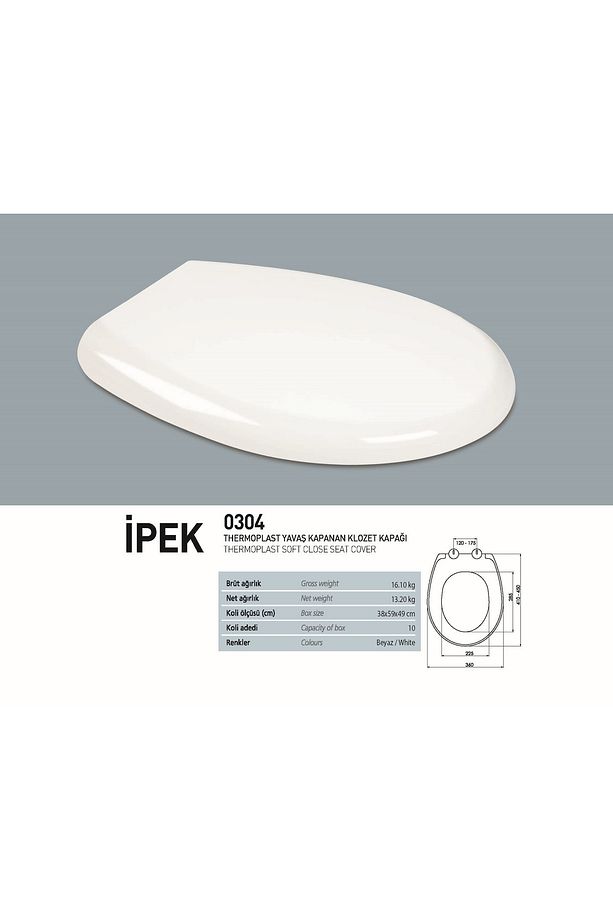 Pr3510 Pera Kanalsız Asma Klozet, Nkp Yavaş Kapak - 4