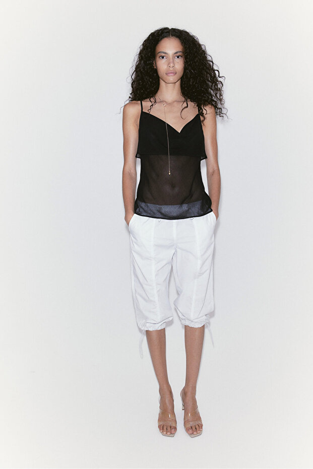 Kargo Kapri Pantolon - 2