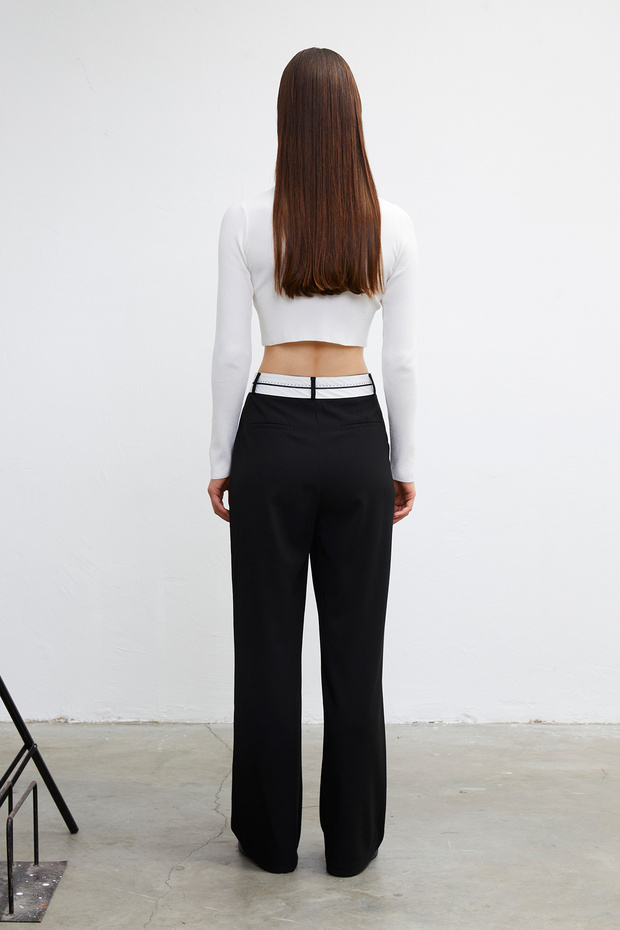 Dik yaka basic crop kazak - 5