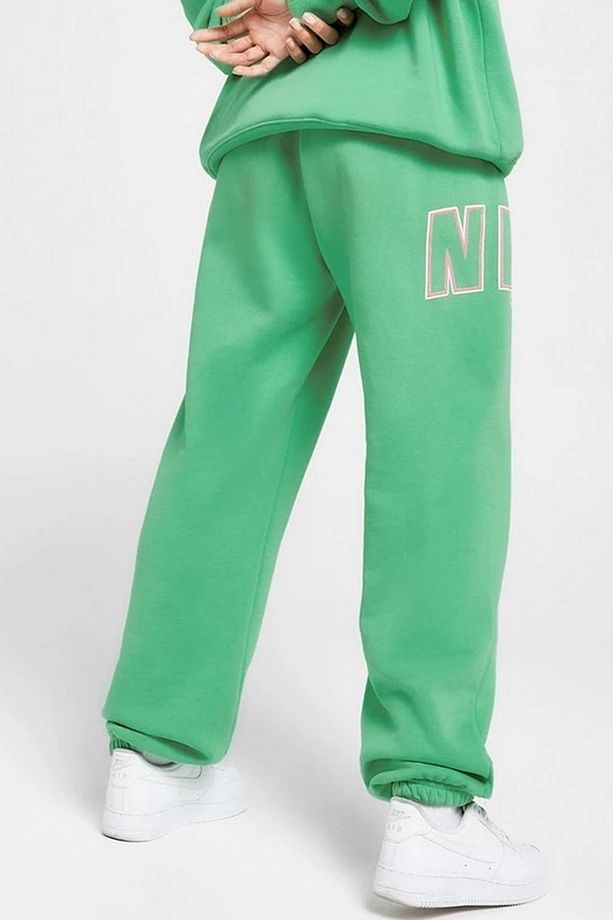 Phoenix Fleece High Waisted Loose Fit Sweatpant Oversize Eşofman Altı Yeşil - 3