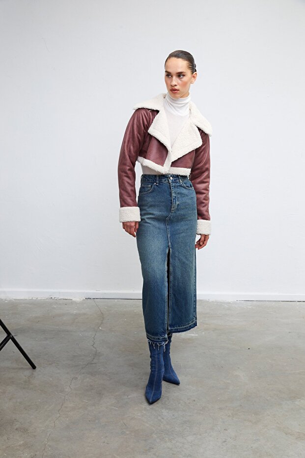 Deri Trucker Ceket - 2