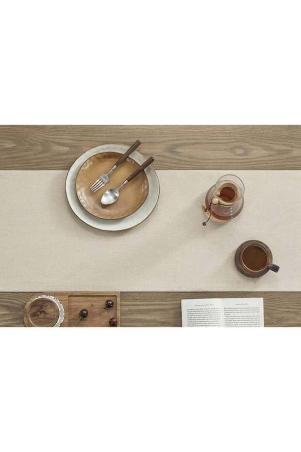 Linen Textured Runner 45 X 110 - 6