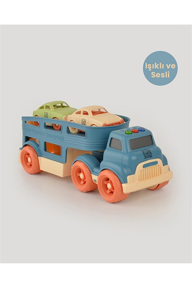 let's be child Mavi Sesli Ve Işıklı Taşıyıcı Tır