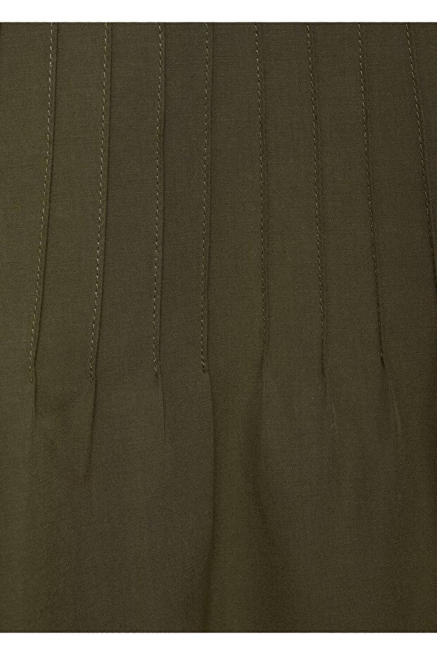 Pens detaylı evaze etek - 7