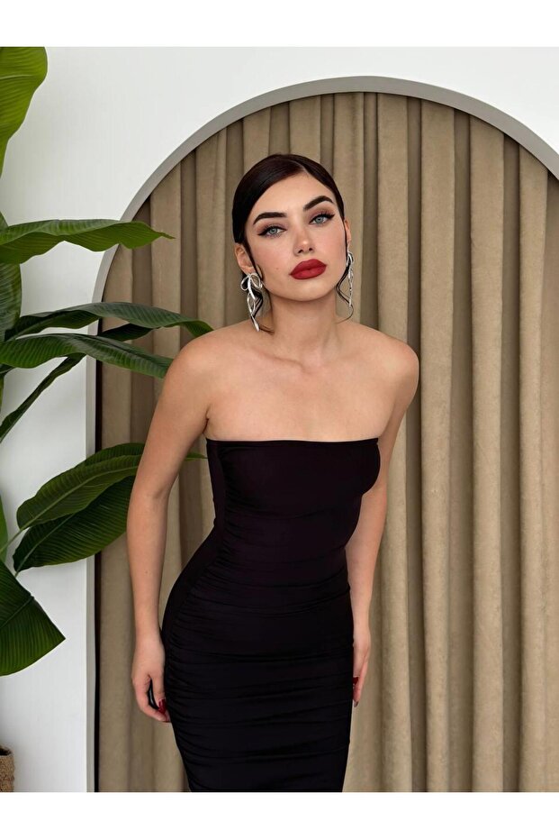 Rochie lungă fără bretele Sandy - 4