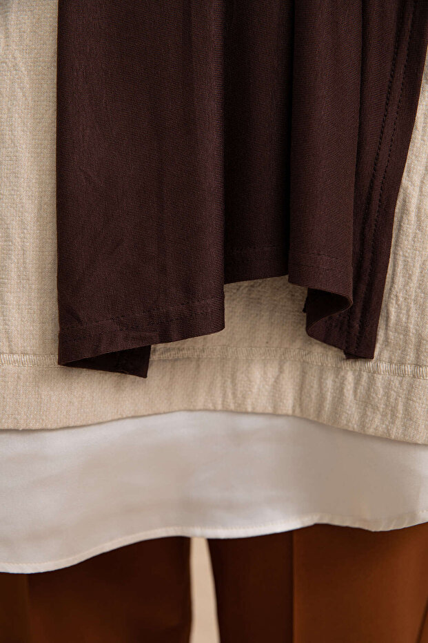 Dark Combed Shawl - 5