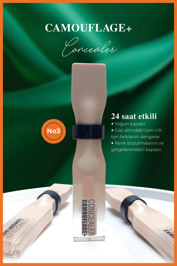 Pro Camouflage+ Matt Concealer - خافي عيوب البشرة مع مضيء - فعال لمدة 24 ساعة وغير مؤكسد