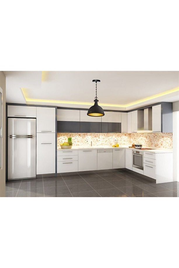 Acera Siyah Avize Tekli Modern Dekoratif Sarkıt Lamba Resatoran Showroom Fitness Ana Okulu Ev - 3
