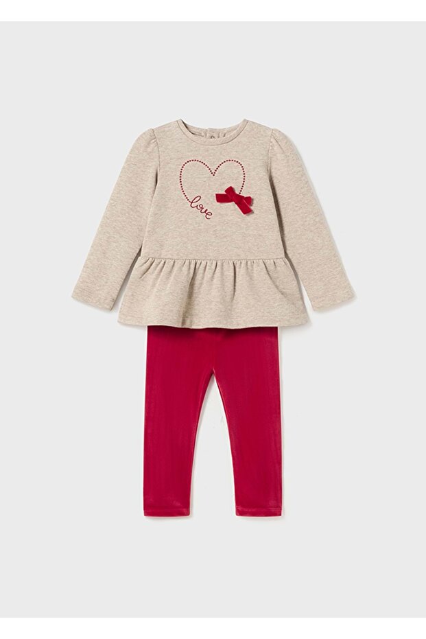 Red Velvet Baby Tights Set