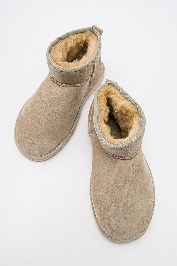 Alçak Taban Mini Bot BEJ - 5