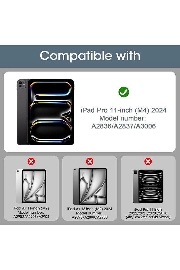 Apple Ipad Pro 11 M4 2024 Manyetik Bluetooth Magic Keyboard Touchpad Işıklı Klavyeli Kılıf - 3