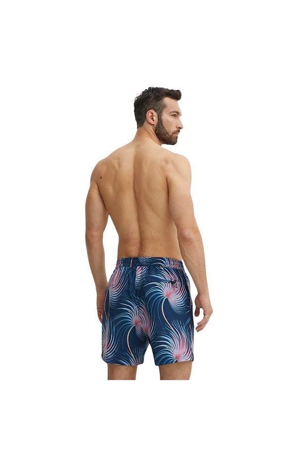 Primary Print Elastic Erkek Mavi Deniz Şortu - 4
