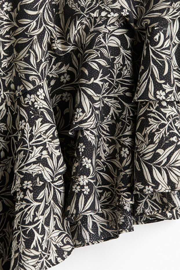 Farbalalı Elbise - 5