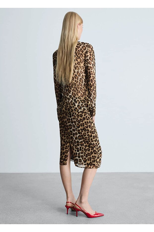 Leopar Desenli Bluz - 4