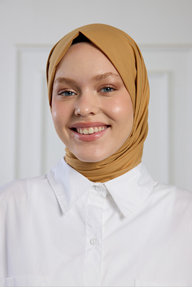 Pure Cotton Shawl Camel