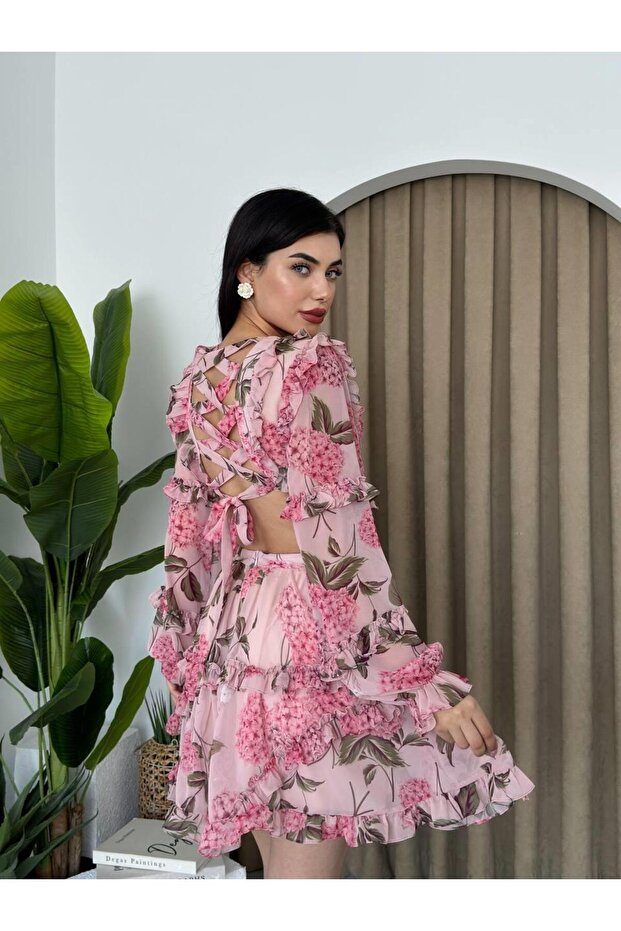 Arya Tasarım Sırt Dekolteli Elbise - 6