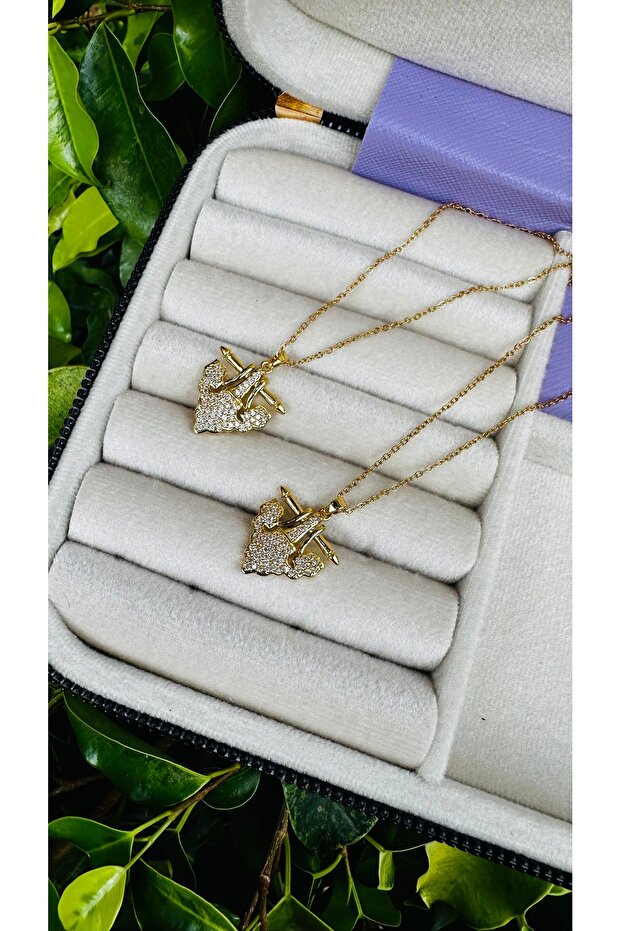 Taşlı Çapa Kolye - 2