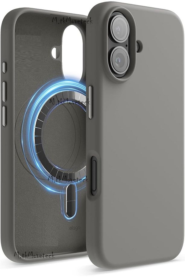 İphone 16 Plus Uyumlu Lansman Magsafe Şarj Özellikli Yumuşak Mat Renkli Hassas Butonlu Kadife - 1