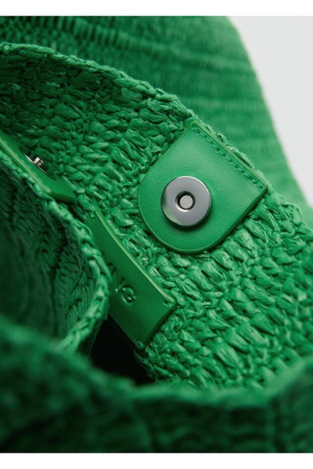 Doğal elyaf shopper çanta - 4