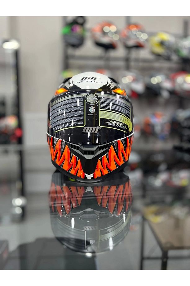 PROHELMETS INSECT FULL FACE KASK SİYAH VİZÖR MOTOZİLLA - 2