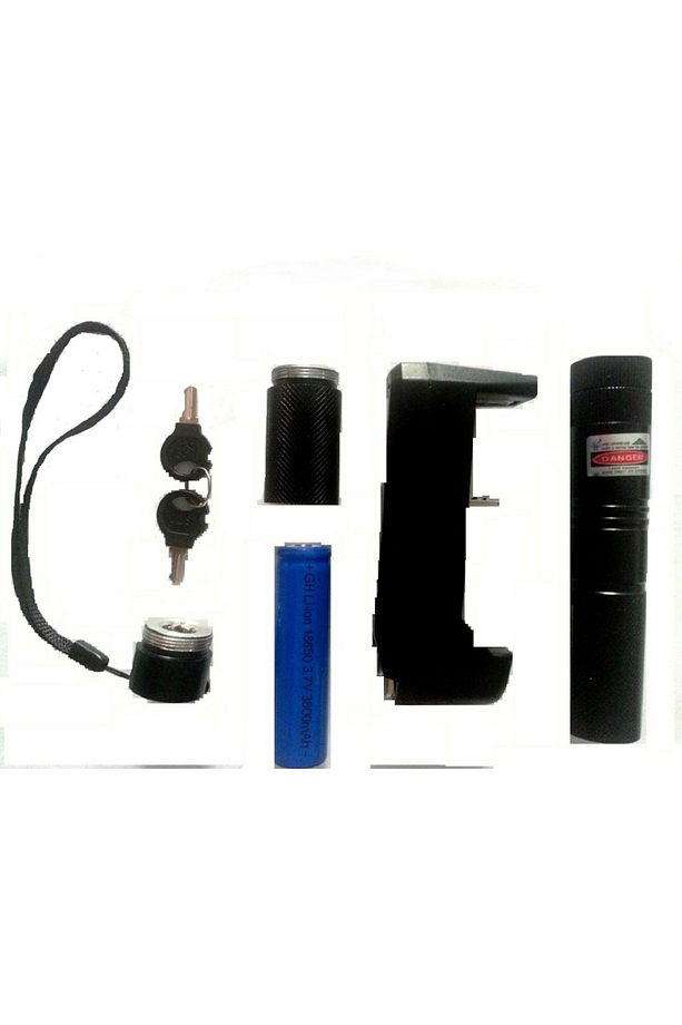 Yeşil Şarjlı Lazer Pointer - 10 Km Etkili Kamp Doğa Spor Lazeri green laser pointer - 3