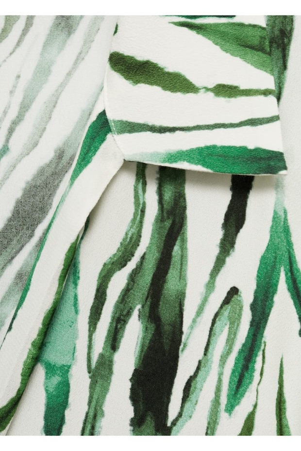 Kuşaklı, desenli tulum - 6